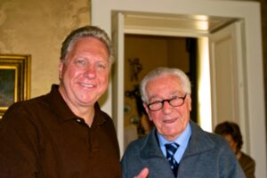 Italo Barbieri (on right in photo) with Michael J. Barberi in 2006 in Benevento, Italy