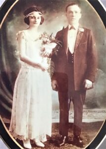 Wedding Photo of Frank Francis Barberie in 1919