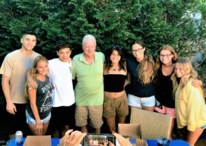 Walter F. Barbieri and Grandchildren in 2019